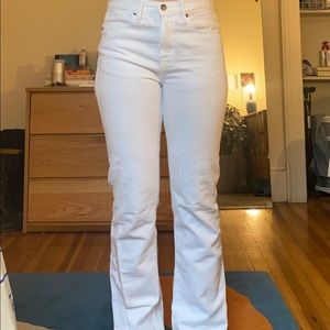 Frame Denim White Bootcut Jeans Size 25